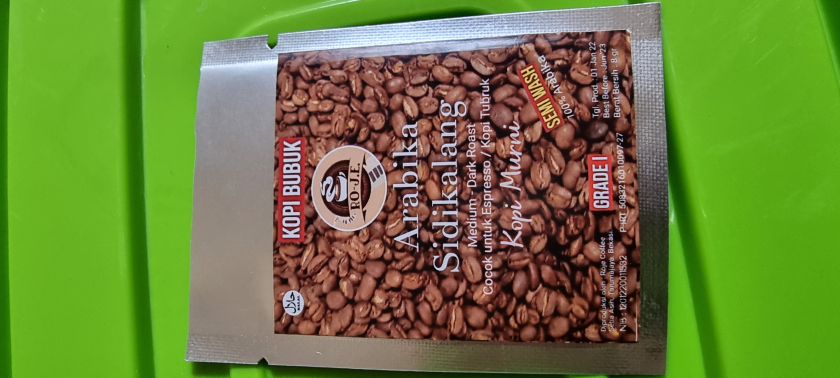 Kopi Bubuk Sidikalang Arabika 8 gr Medium-Dark Roast