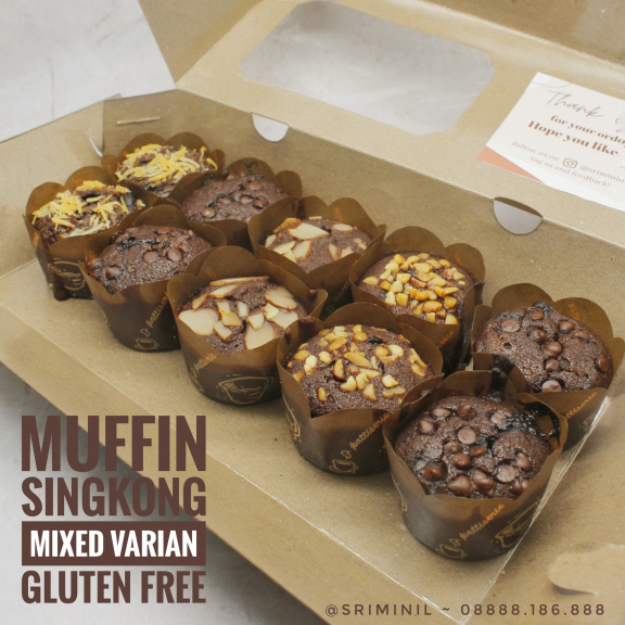 Muffin Singkong Coklat