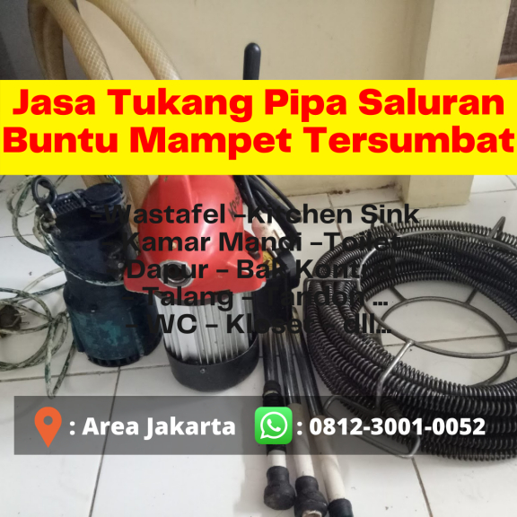 PROFESIONAL, 0812-3001-0052, Jasa Saluran Mampet Cempaka Putih