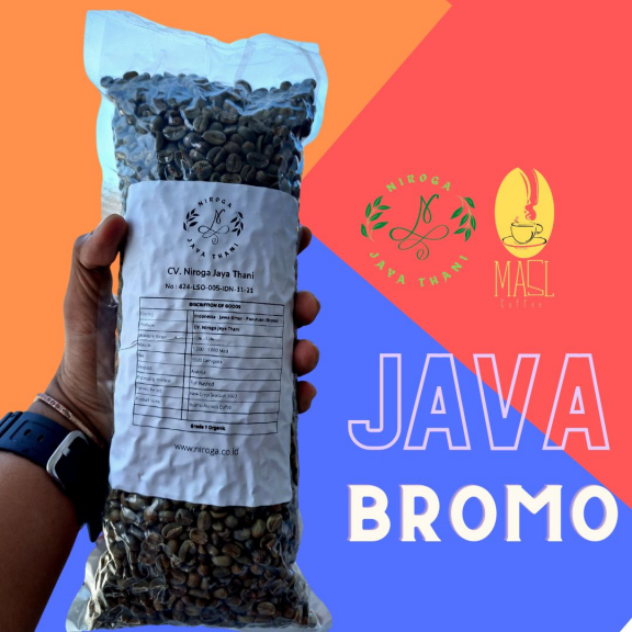 greenbean arabica organic bromo