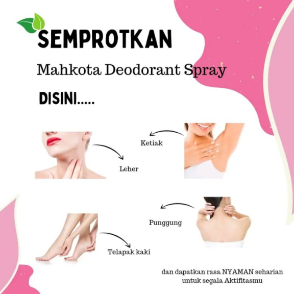 Mahkota Deodorant Spray