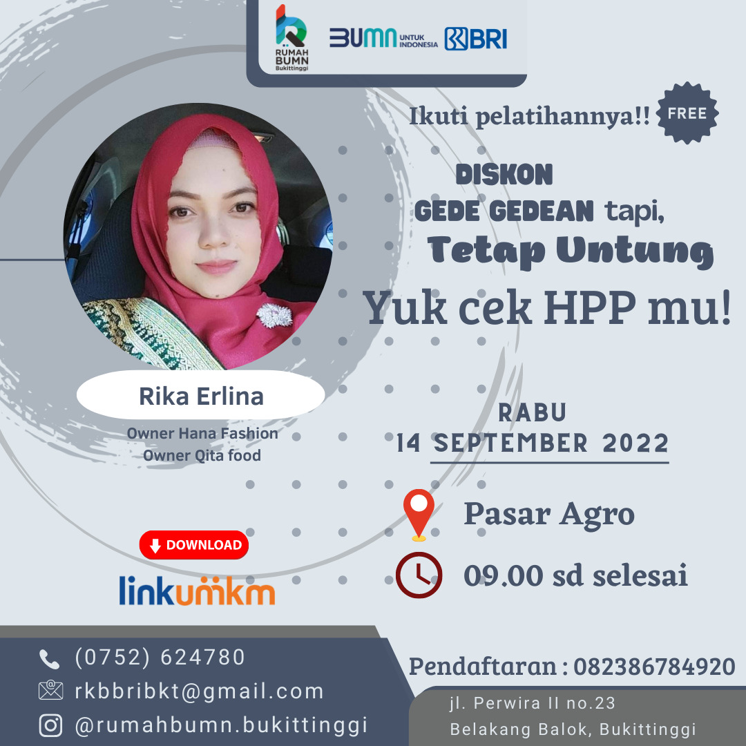 Pelatihan harga pokok penjualan