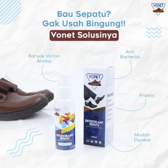 VONET DEODORANT SEPATU