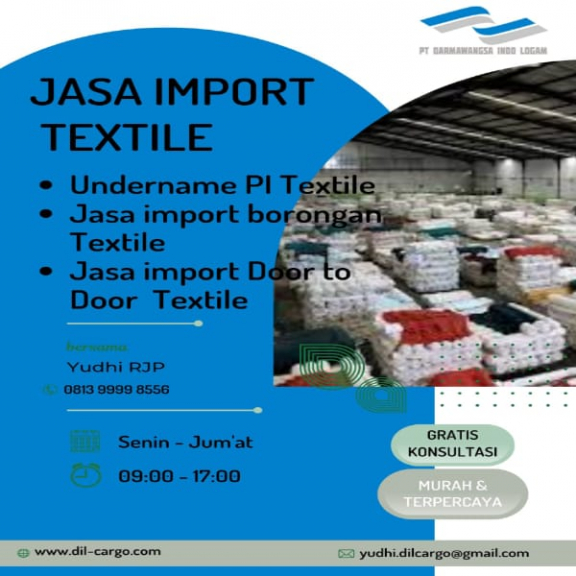 Jasa Import Resmi/borongan/door to door