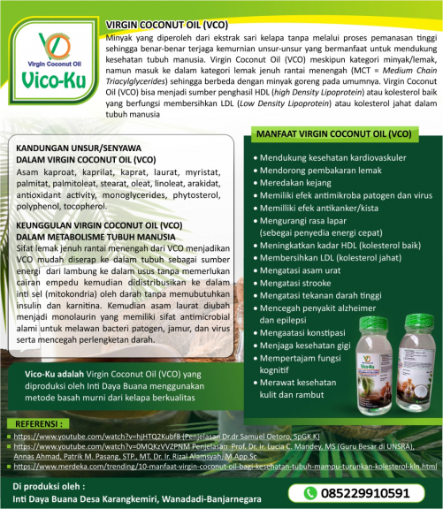 Vico-Ku Virgin Coconut Oil