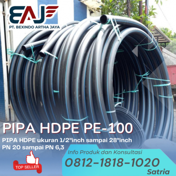 Pipa Hdpe Dn 2 Inch SDR11 | Pipa Hdpe OD 63mm