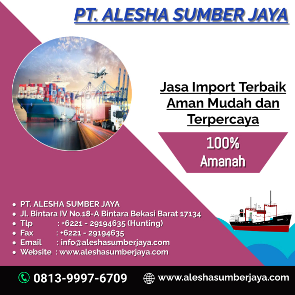 Import Door To Door dari Singapore ke Jakarta