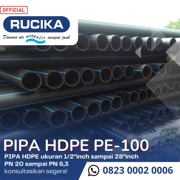 Pipa Hdpe Rucika 11/4 40 mm PN 16