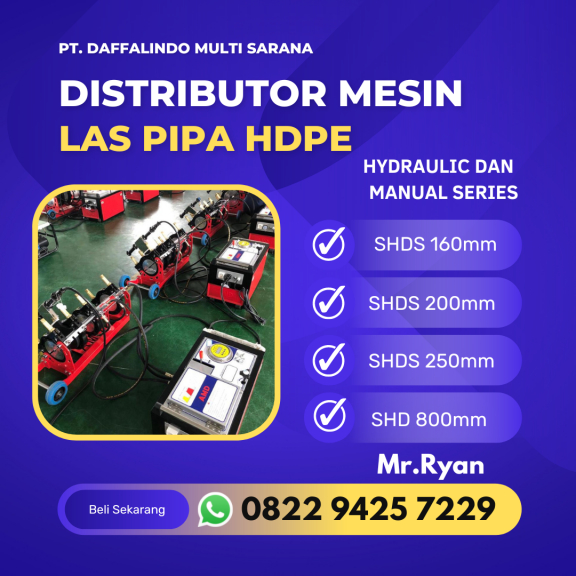 Mesin Pemanas Pipa Hdpe 2 Inch