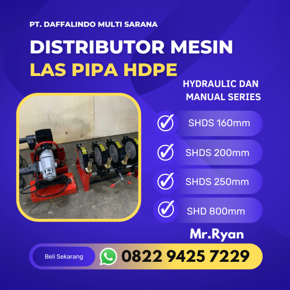 Mesin Pemanas Pipa Hdpe 2 Inch