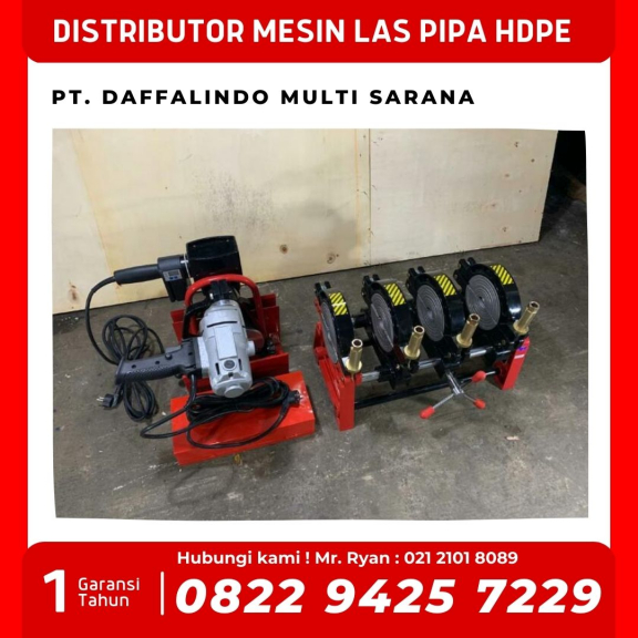 Mesin Las Pipa Hdpe 6 Inch - 082294257229