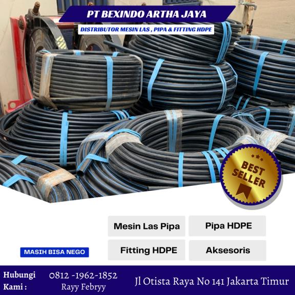 Pipa HDPE 1/2 Inch PN16 | Distributor Resmi Pipa HDPE SDR9