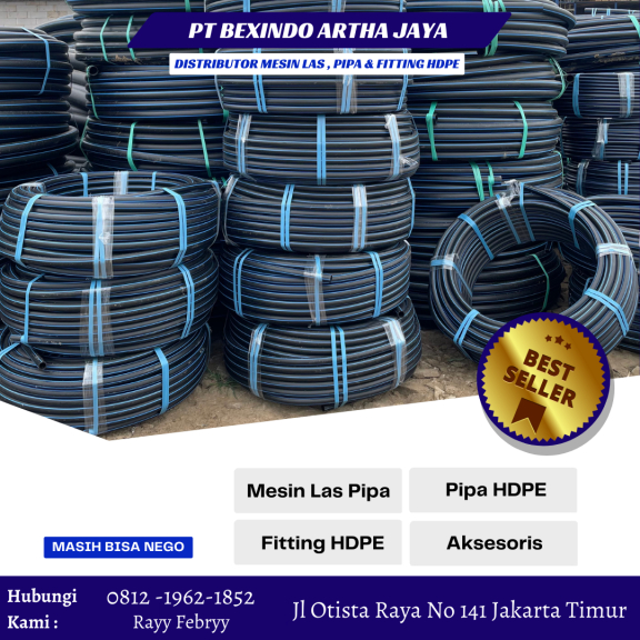 Pipa HDPE 1/2 Inch PN16 | Distributor Resmi Pipa HDPE SDR9