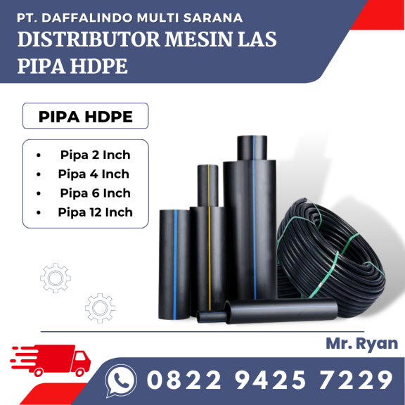 Jual Mesin Las Pipa Hdpe 630mm - 082294257229