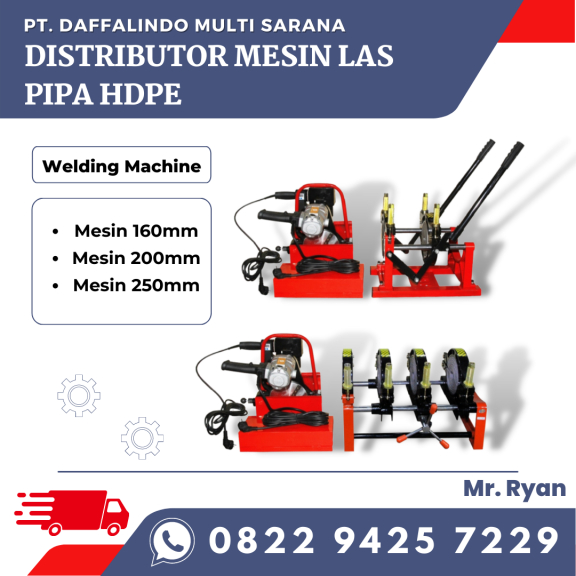 Supplier Mesin Las Pipa Hdpe - Manual ssssss Fusion Welding Machine