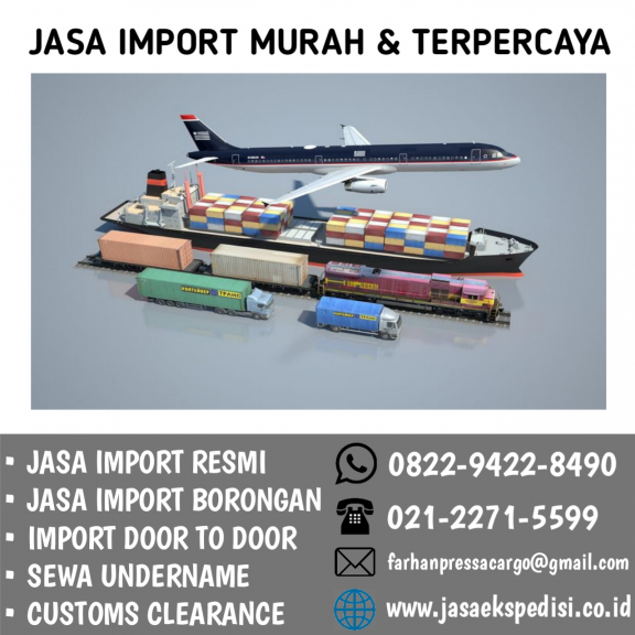 JASA IMPORT RESMI CHINA JAKARTA TERPERCAYA