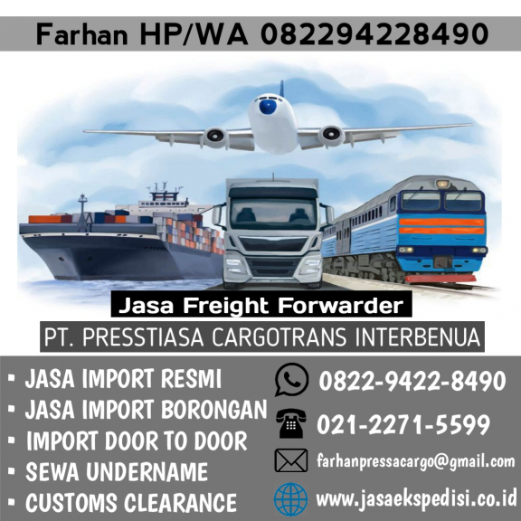 Jasa Import dari China Door To Door