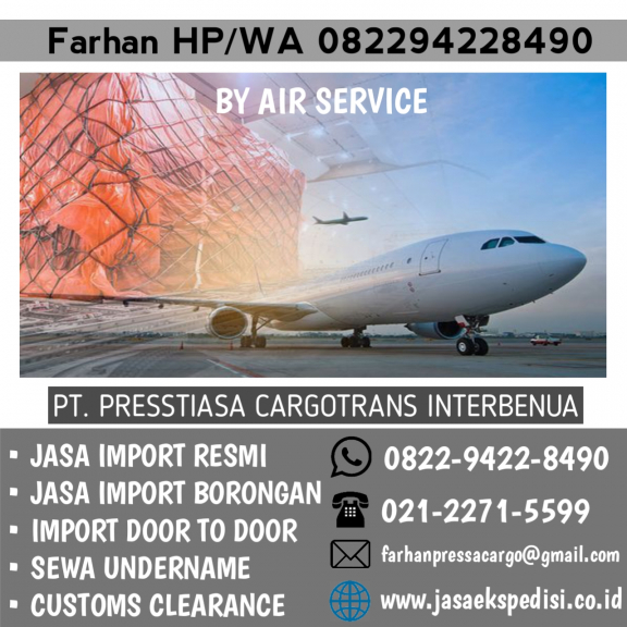 Jasa Import Dari Singapore Door To Door Service