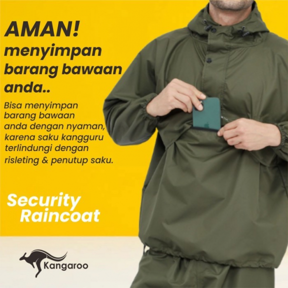 Raincoat - Jas Hujan Raincoat Setelan Mantel Kangguru