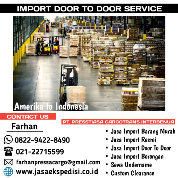 Jasa Undername Indonesia - Jasa Import Borongan