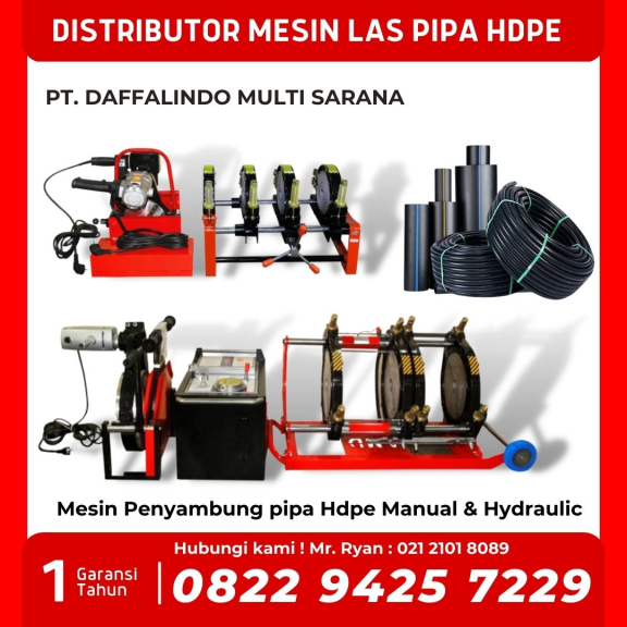 Mesin Penyambungan Pipa Hdpe - Mesin Las Pipa Hdpe 160mm Manual