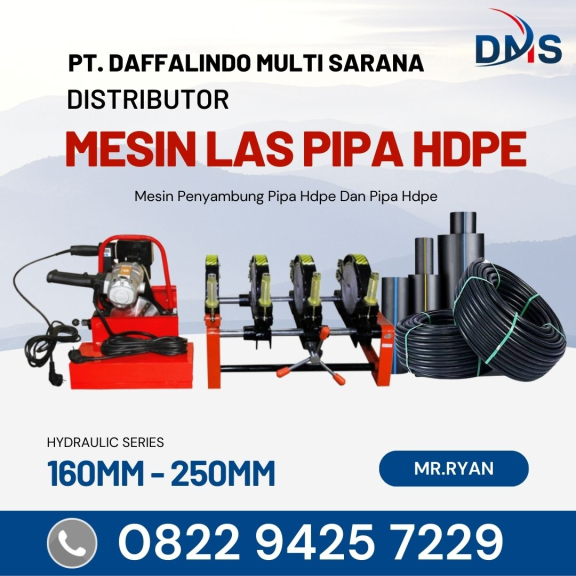 Mesin Penyambungan Pipa Hdpe - Mesin Las Pipa Hdpe 200mm