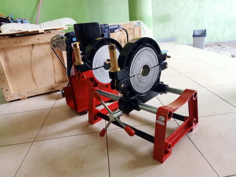 Mesin Penyambung Pipa HDPE SHDS 160mm Manual 2 Clamp