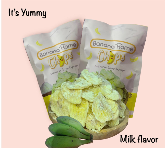 BANANA  CHIPS MILK FLAVOR