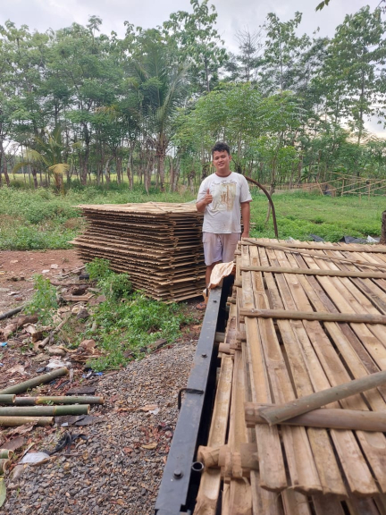 PAGAR BAMBU RAPAT 2x1,5M