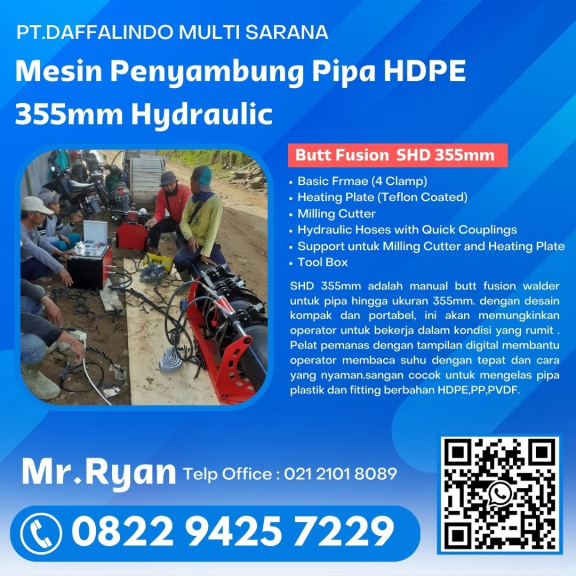 Pusat Mesin Las Pipa Hdpe - Bergaransi