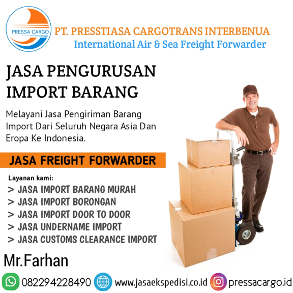 Jasa Import Door To Door Dari Guangzhou To Jakarta | 082294228490