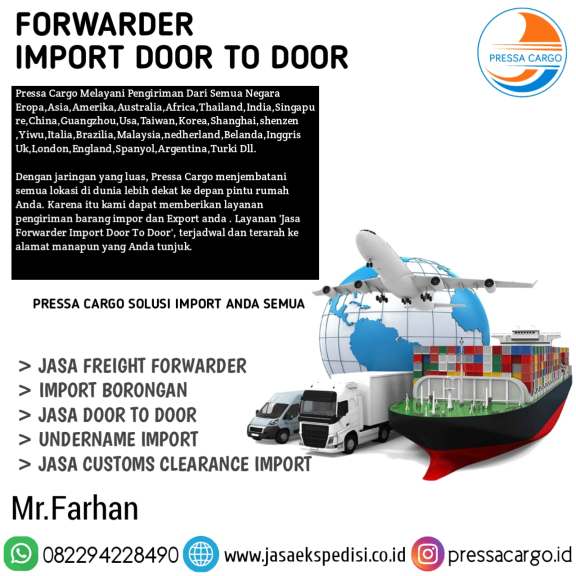 Jasa Import Door To Door Dari Guangzhou To Jakarta | 082294228490