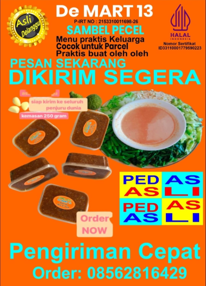 SAMBEL PECEL ASLI DELANGGU