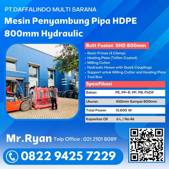 Mesin Las Pipa Hdpe | Pusat Mesin Penyambung Pipa Hdpe