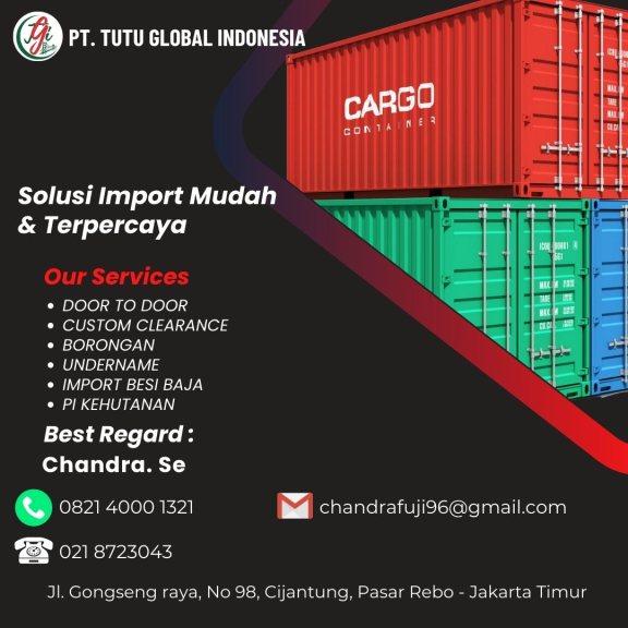 JASA IMPORT CHINA