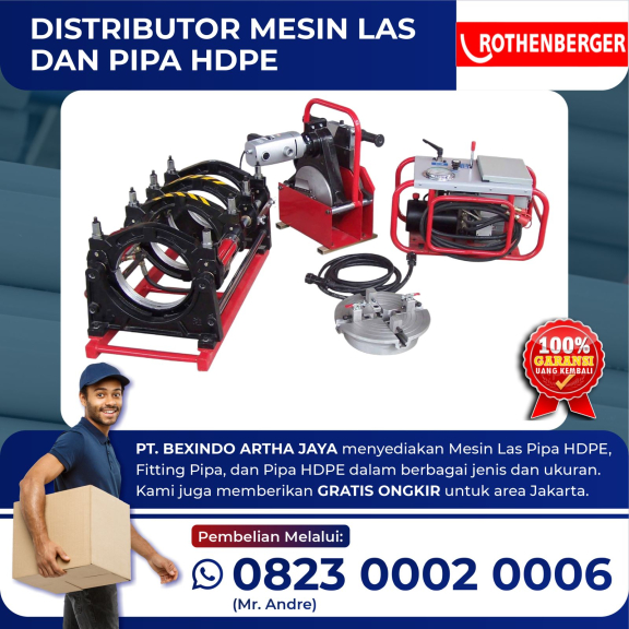 Sewa Mesin Penyambung Pipa Hdpe Murah Terbaru