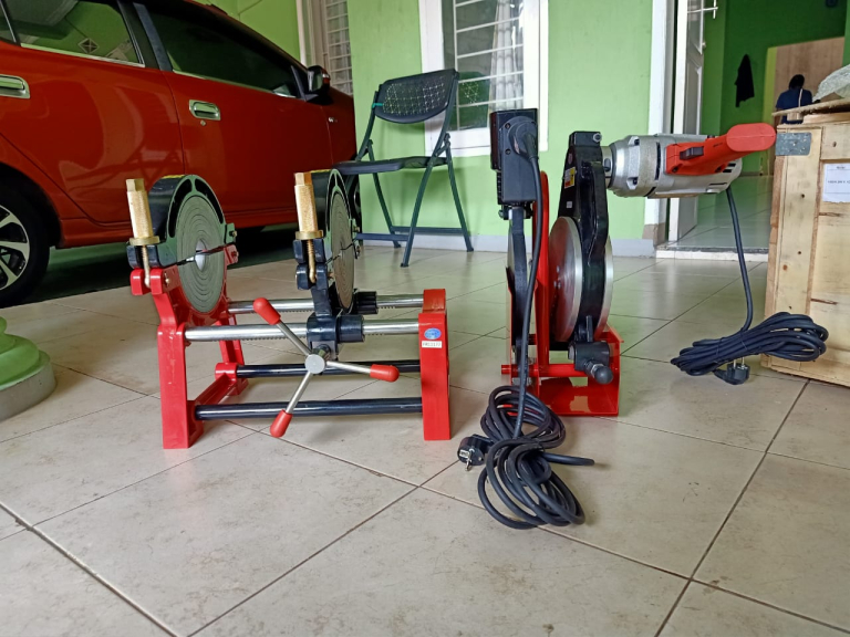 Mesin Sambung Pipa HDPE SHDS 160mm Manual 2 Clamp