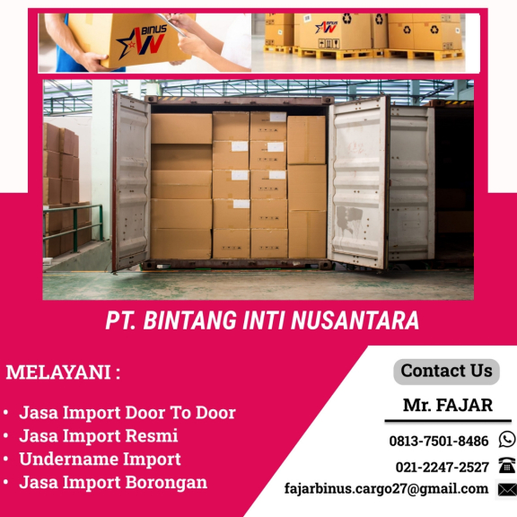 Jasa Pengurusan Import Borongan Dari Singapore | 081375018486