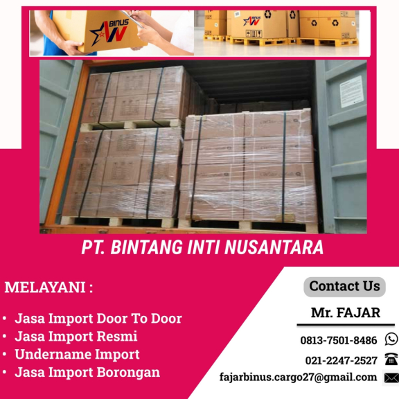 Jasa Import Borongan Dari Amerika | 081375018486