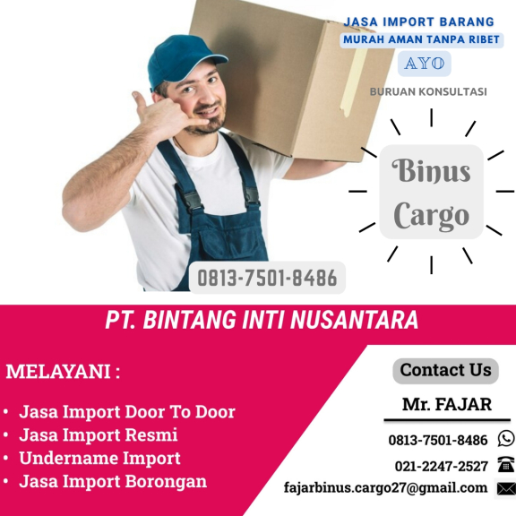 Jasa Import Barang Dari Usa | 081375018486