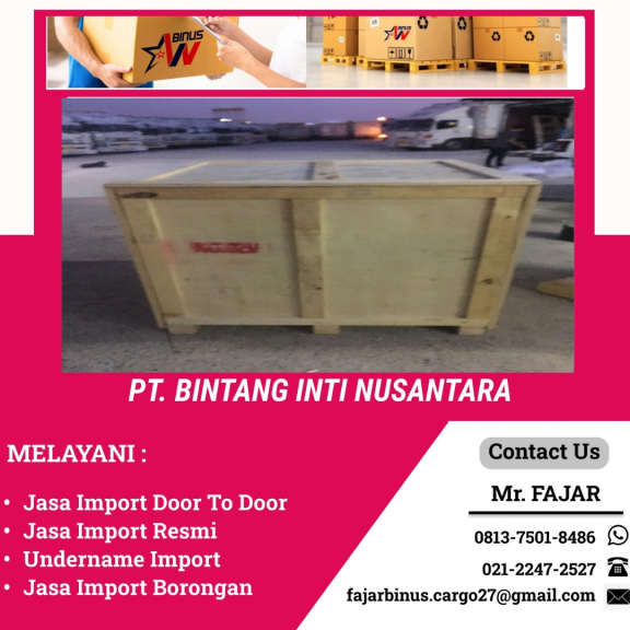 Jasa import door to door dari singapore | 081375018486