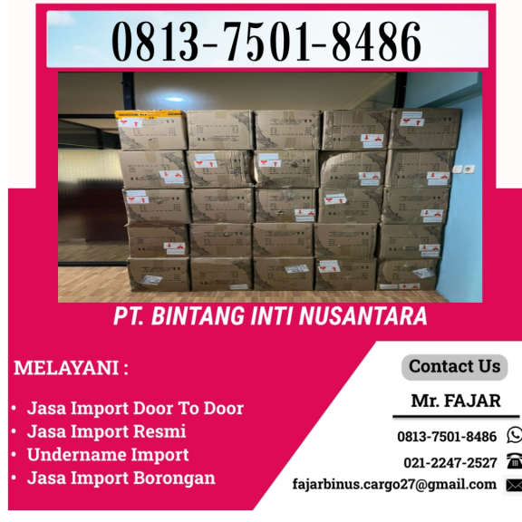 Jasa import door to door dari taiwan | 081375018486