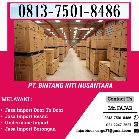 Jasa import door to door dari taiwan | 081375018486