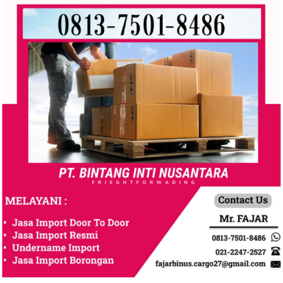 Jasa Undername Import Dari India