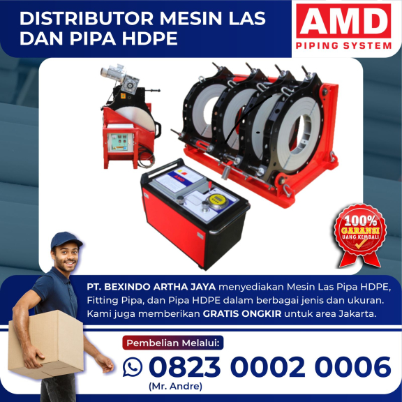 Distributor Mesin Las Pipa Hdpe di Jakarta
