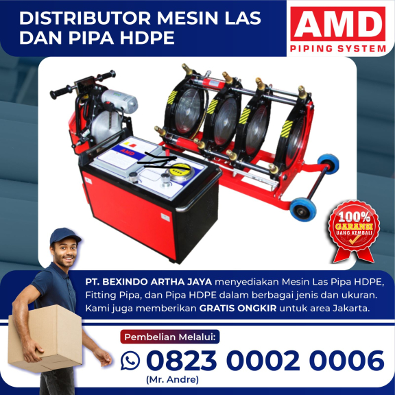 Distributor Mesin Las Pipa Hdpe di Jakarta