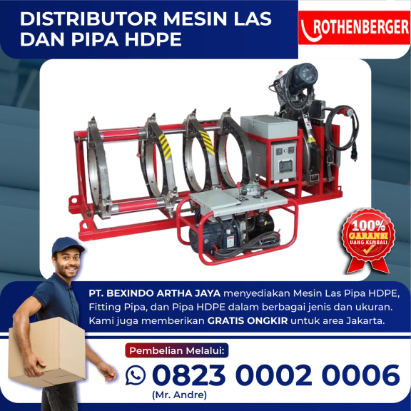 Distributor Mesin Las Pipa Hdpe di Jakarta