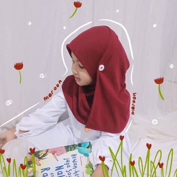 Jilbab Anak Pasmina Instan