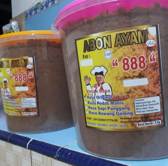Abon ayam cap 888
