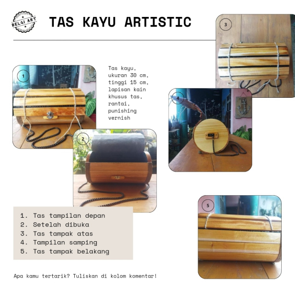 Tas Kayu Belgi Art